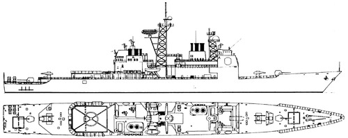 USS CG-47 Ticonderoga (Missile Cruiser)