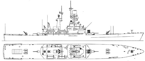 USS CGN-38 Virginia (Nuclear Missile Cruiser)