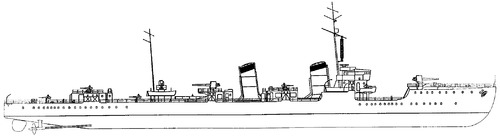 IJN Akikaze 1941 [Destroyer]