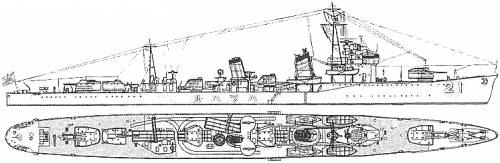 IJN Hatsuharu (Destroyer) (1936)