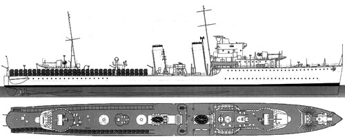HMS Express H61 1934 (Destroyer)