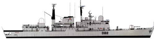 HMS Liverpool D92 2004 (Type 42 Destroyer)