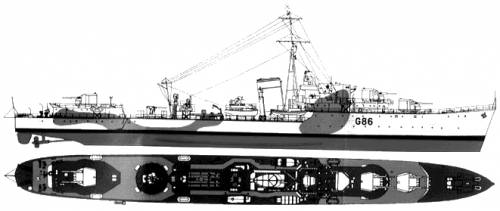 HMS Musketeer (Destroyer) (1940)