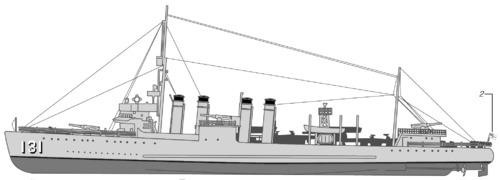 USS DD-131 Campbeltown