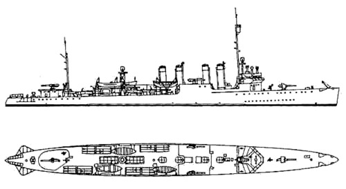USS DD-186 Clemson (1941)