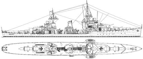 USS DD-358 McDougaal 1941 [Destroyer]