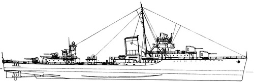 USS DD-401 Maury [Destroyer]