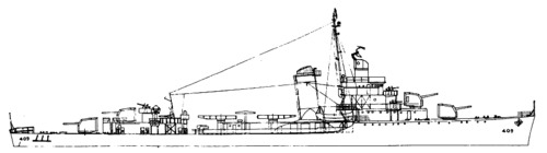 USS DD-406 Sims (1944)