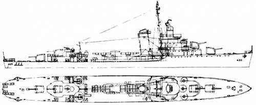 USS DD-409 Sims (1942)