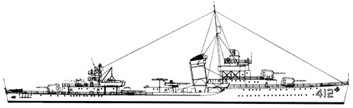 USS DD-412 Hammann [Destroyer]
