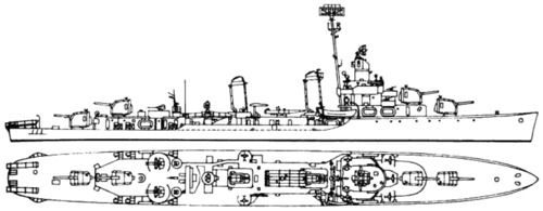 USS DD-421 Benson (1944)