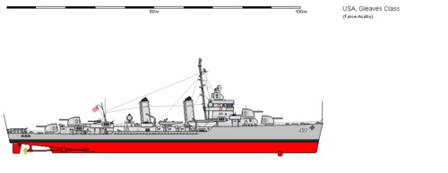 USS DD-423 Gleaves Frankford