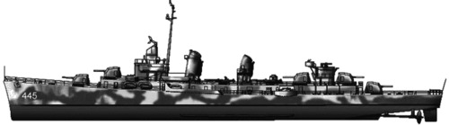 USS DD-445 Fletcher
