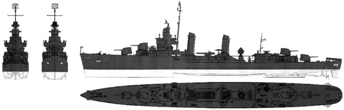 USS DD-459 Laffey