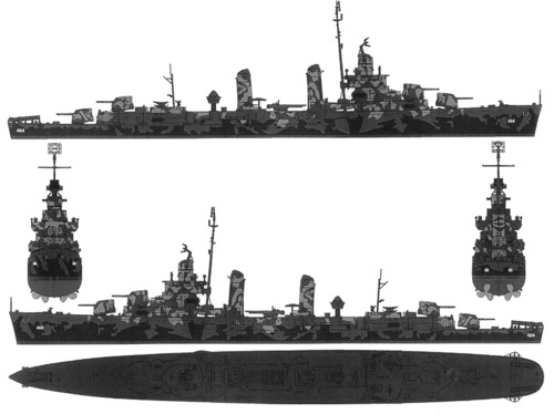 USS DD-484 Buchanan (1942)
