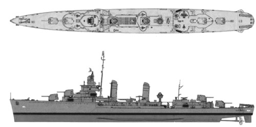 USS DD-484 Buchanan (1943)