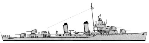 USS DD-606 Coghlan (1944)