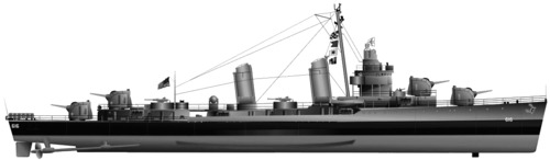 USS DD-616 Nields