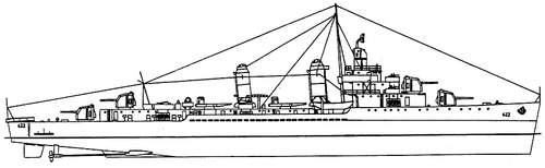 USS DD-622 Maddox [Destroyer]