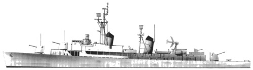 USS DD-710 Gearing (1945)