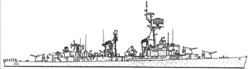 USS DD-710 Gearing (1962)