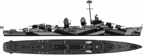USS DD-797 Cushing
