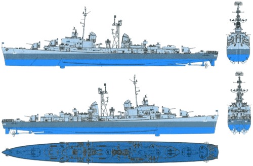 USS DD-805 Chevalier