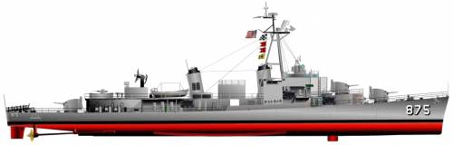 USS DD-875 Henry W. Tucker [Destroyer] (1954)