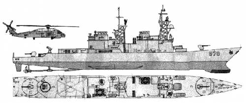 USS DD-979 Conolly (Spruance class Destroyer) 1