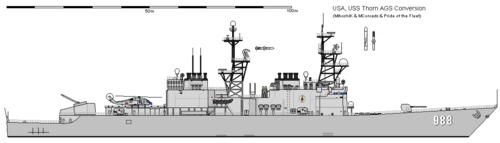 USS DD-988 Spruance Thorn