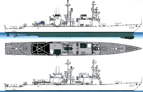 USS DD-992 Fletcher