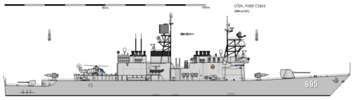 USS DD-993 Kidd AU