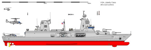 USS DD-998 F125 Liberty AU