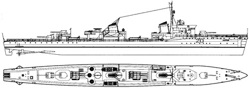 USSR Project 45 Opytny 1947 (Destroyer)