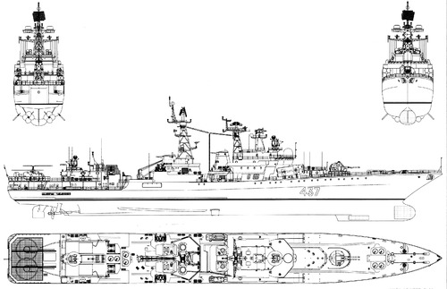 FRS Admiral Chabanenko 1998 [Project 11551 Destroyer]