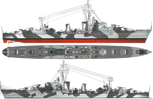 HMAS Arunta 1942 [Destroyer]