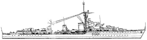 HMAS Warramunga 1954 [Destroyer]