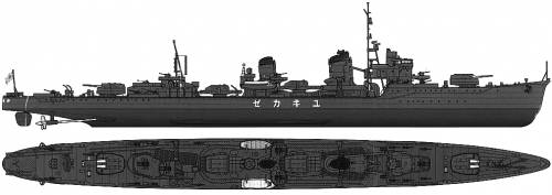 IJN Yukikaze (Destroyer)