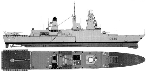 NMF Forbin D620 2010 (Destroyer)