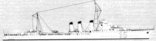 NMF Ouragan 1930 (Destroyer)