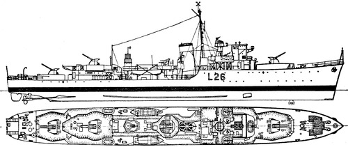 ORP Slazak L26 (Hunt-class Destroyer )