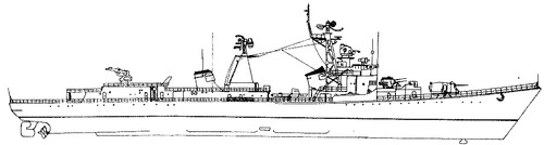 ORP Warszawa Project 56AE Modified Kotlin -class Destroyer