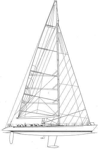 Baltic 81 Maxi sail