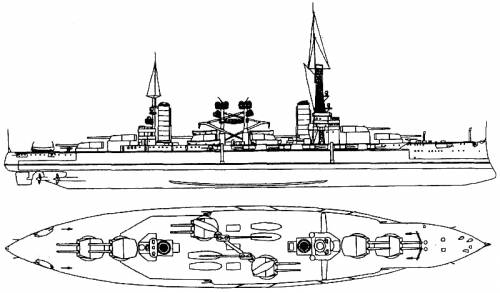ARA Moreno (Battleship) - Argentina (1915)
