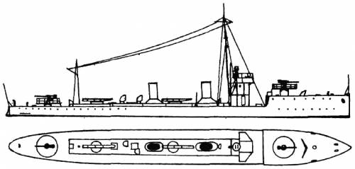 NAeL Mato Grosso (Torpedo Boat) - Brazil (1918)