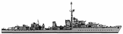 HMCS Athabascan (Destroyer) - Canada (1943)