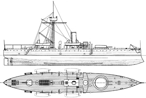 China - ROCN Jiyuan (Protected Cruiser) (1895)