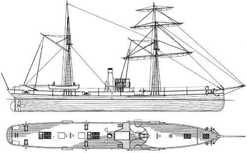 China - ROCN Meyyun (Cruiser) (1870)