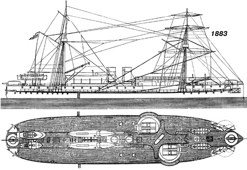 China - ROCN Zhenyuan (Battleship) (1883)