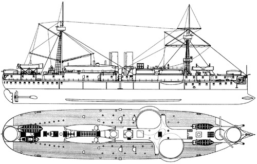 China - ROCN Zhenyuan [Battleship] (1885)